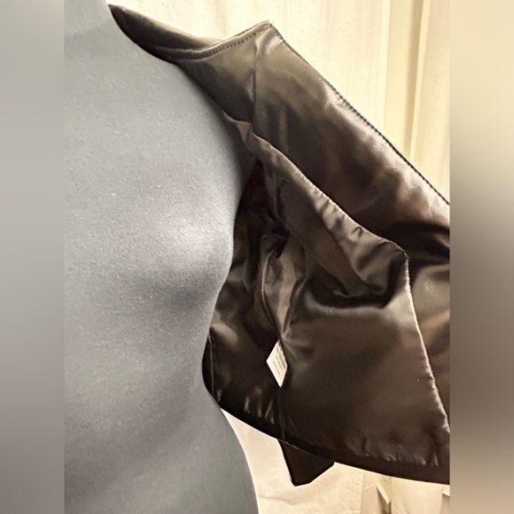 NWOT Seta Military Inspired Faux-Leather Jacket - Picture 9 of 9